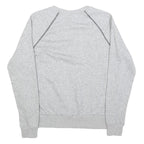 FILA Mens Grey Crew Neck S Cotton Blend Logo Sweatshirt Raglan Sleeve