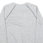 FILA Mens Grey Crew Neck S Cotton Blend Logo Sweatshirt Raglan Sleeve