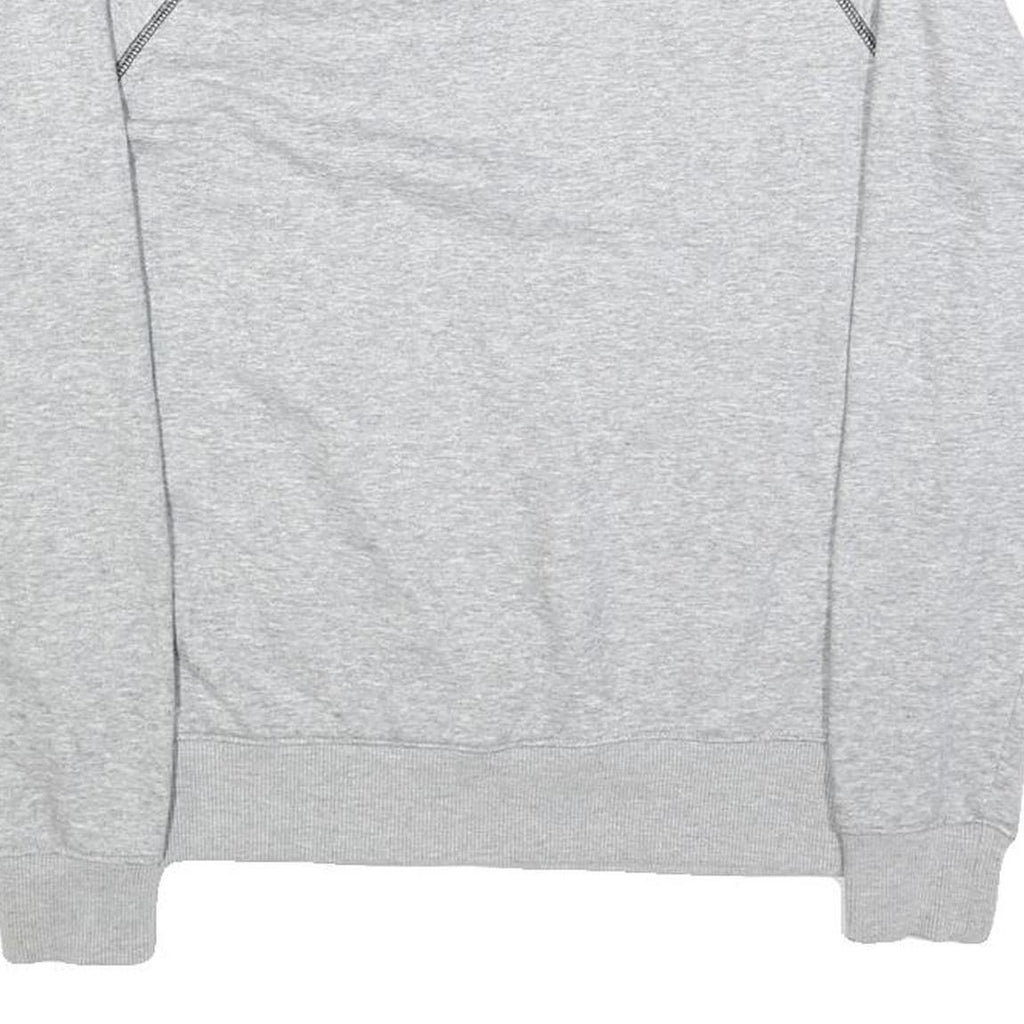 FILA Mens Grey Crew Neck S Cotton Blend Logo Sweatshirt Raglan Sleeve