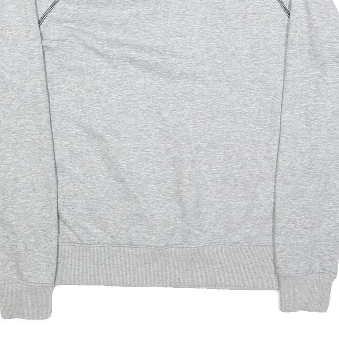 FILA Mens Grey Crew Neck S Cotton Blend Logo Sweatshirt Raglan Sleeve