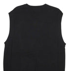 CONCEPTS Mens Black Patterned V-Neck Chunky Knit XL Argyle Sweater Vest Cotton