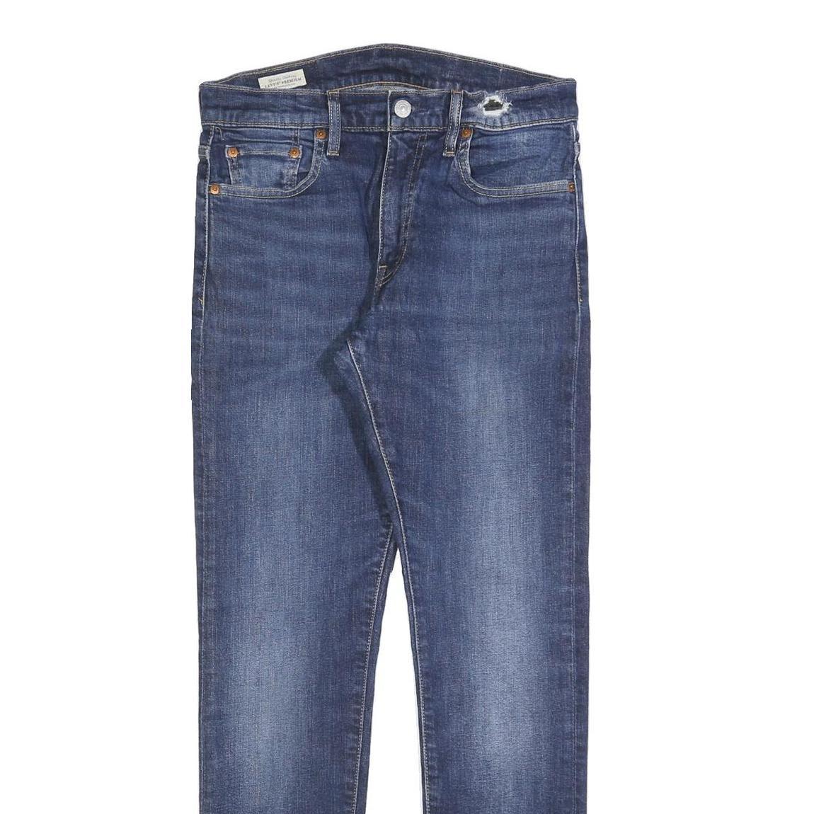 LEVI'S 512 BIG E Mens Jeans Blue Slim Skinny Denim Medium W30 L32 Classic Zip