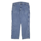 DICKIES Mens Regular Blue Denim Jeans W38 L30 Workwear Zip Closure