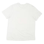 NIKE Mens White Just Do It Graphic T-Shirt L Short Sleeve Crew Neck