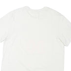 NIKE Mens White Just Do It Graphic T-Shirt L Short Sleeve Crew Neck