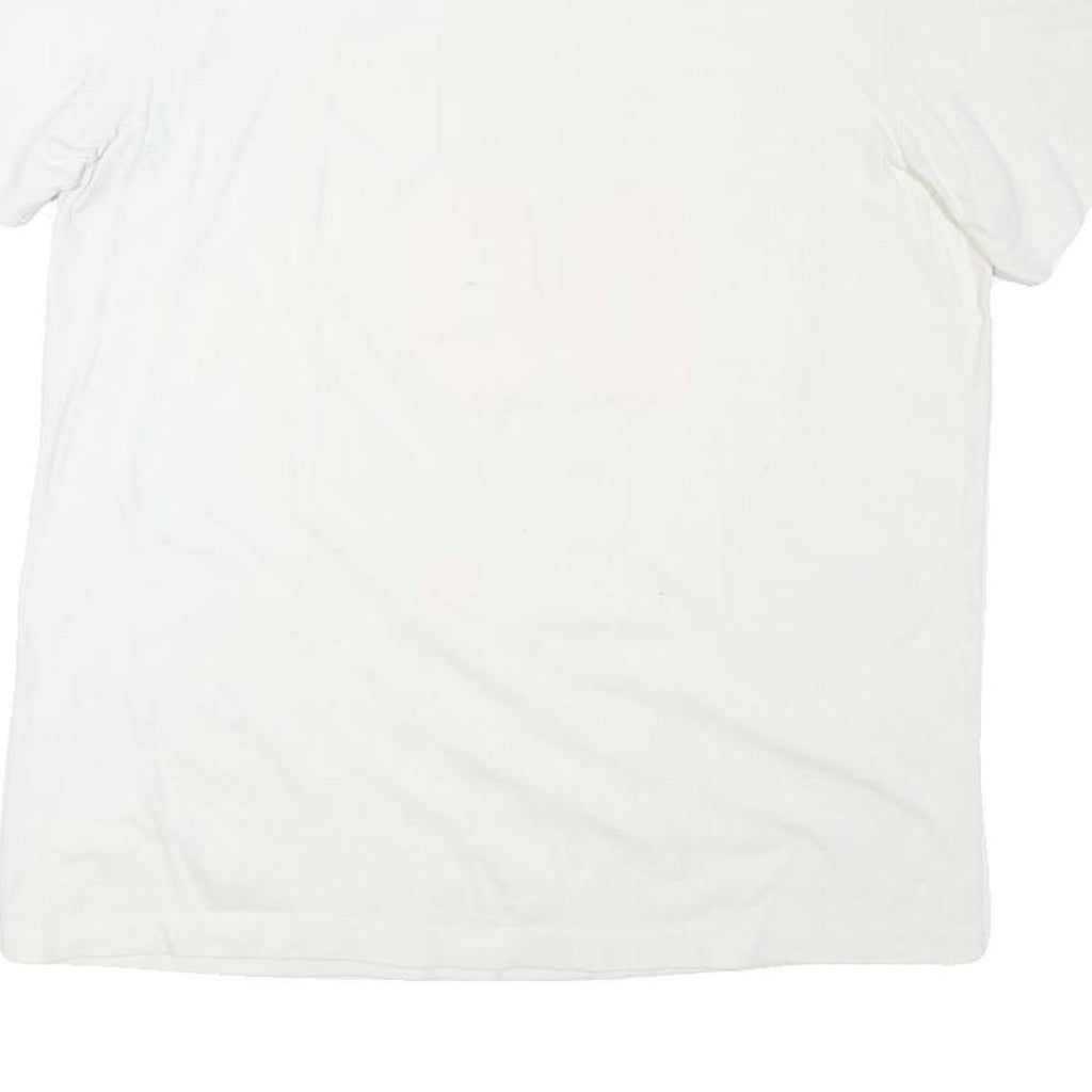 NIKE Mens White Just Do It Graphic T-Shirt L Short Sleeve Crew Neck