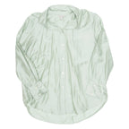 H&M Womens Shirt Green Collared Long Sleeve M
