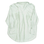 H&M Womens Shirt Green Collared Long Sleeve M