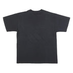 FRUIT OF THE LOOM Mens Black DJ Graphic T-Shirt L Short Sleeve Crew Neck Cool