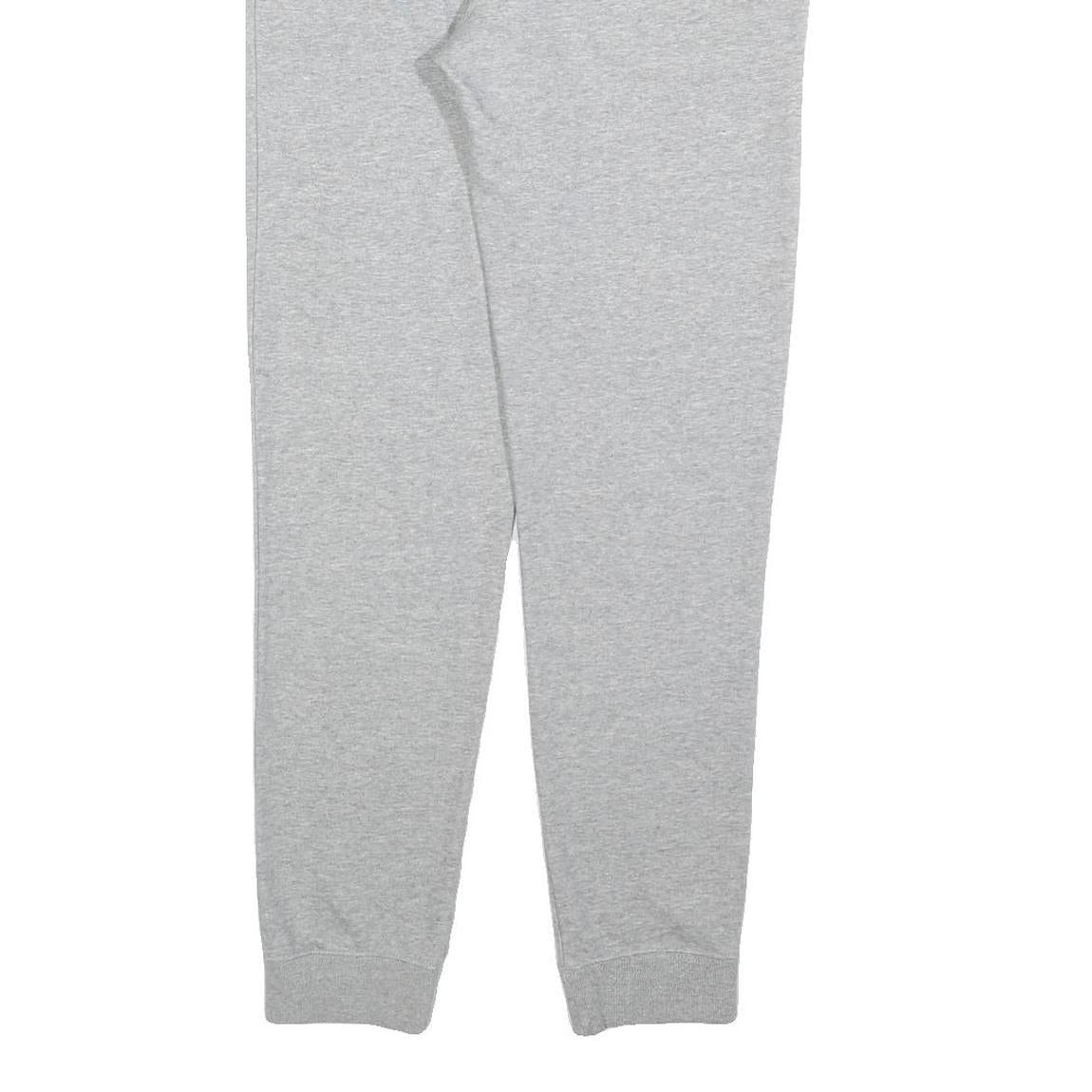 CHAMPION Mens Joggers Grey S W28 L30 Cotton Slim Tapered Logo Print