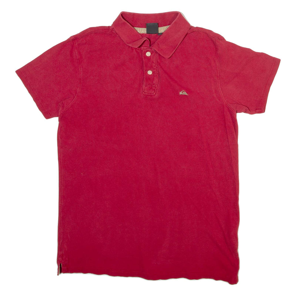 QUIKSILVER Mens Polo Shirt Red M