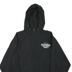 CHAMPION Mens Black Columbia College Zip Jacket S Polyester Blend Hooded