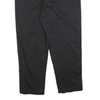DICKIES Mens Cotton Blend Black Regular Straight Trousers W40 L29 Workwear Zip