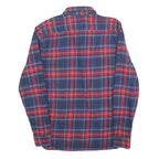 LEVI'S Mens Blue & Red Check Cotton Shirt M Long Sleeve Casual Button-Up
