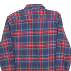 LEVI'S Mens Blue & Red Check Cotton Shirt M Long Sleeve Casual Button-Up