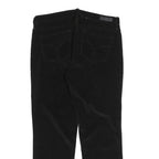 CALVIN KLEIN JEANS Womens Cotton Blend Black Slim Slim Leg Trousers W34 L30