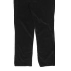 CALVIN KLEIN JEANS Womens Cotton Blend Black Slim Slim Leg Trousers W34 L30