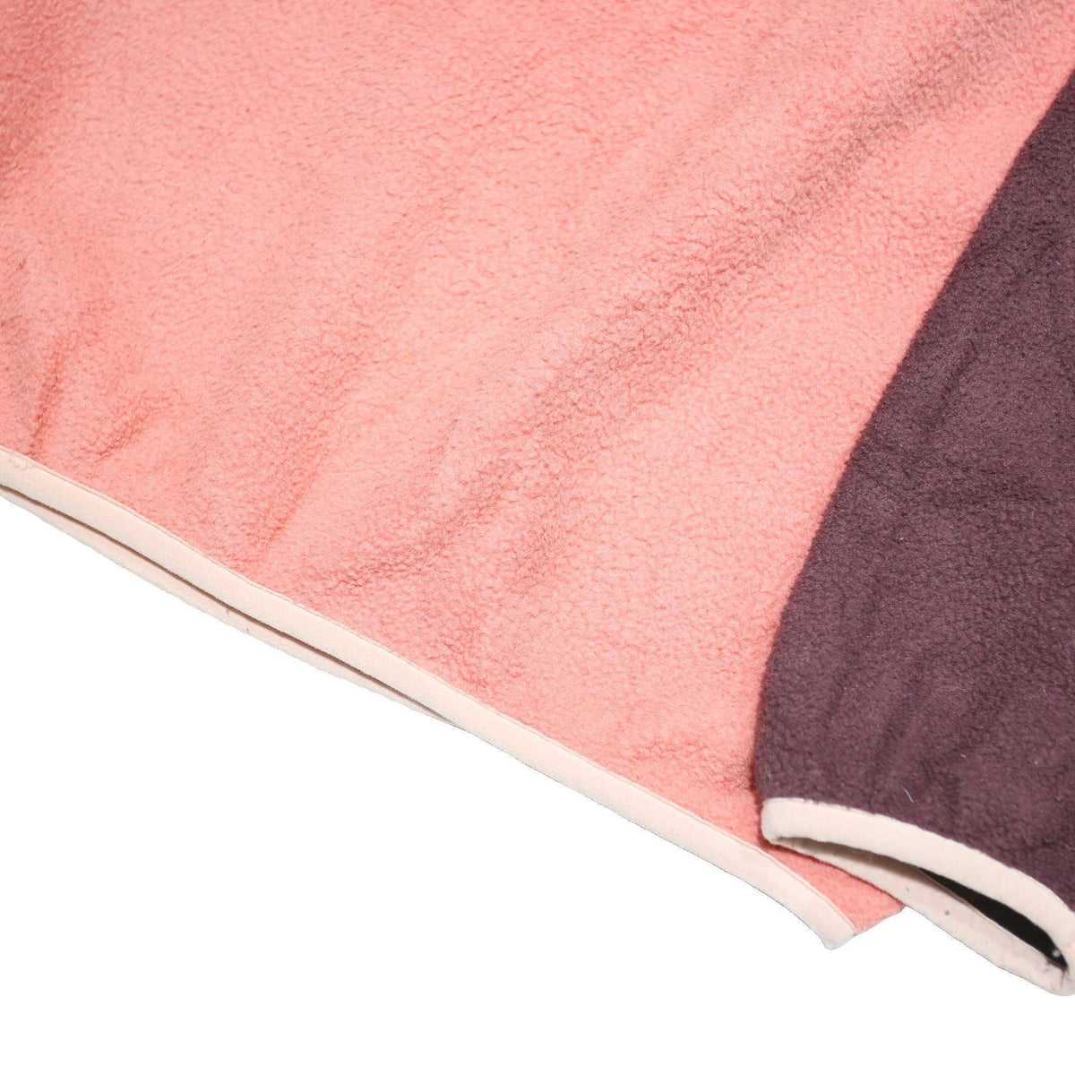 PATAGONIA Womens Maroon & Pink Plain Pullover Casual Crew Neck Knit XS Fleece