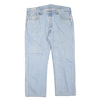 LEVI'S 501 Womens Regular Jeans Denim Light W38 L27 Classic Button Cotton Blend