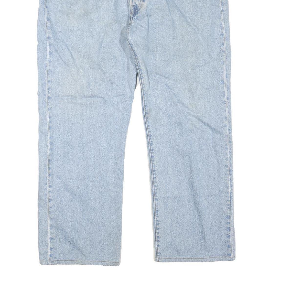 LEVI'S 501 Womens Regular Jeans Denim Light W38 L27 Classic Button Cotton Blend