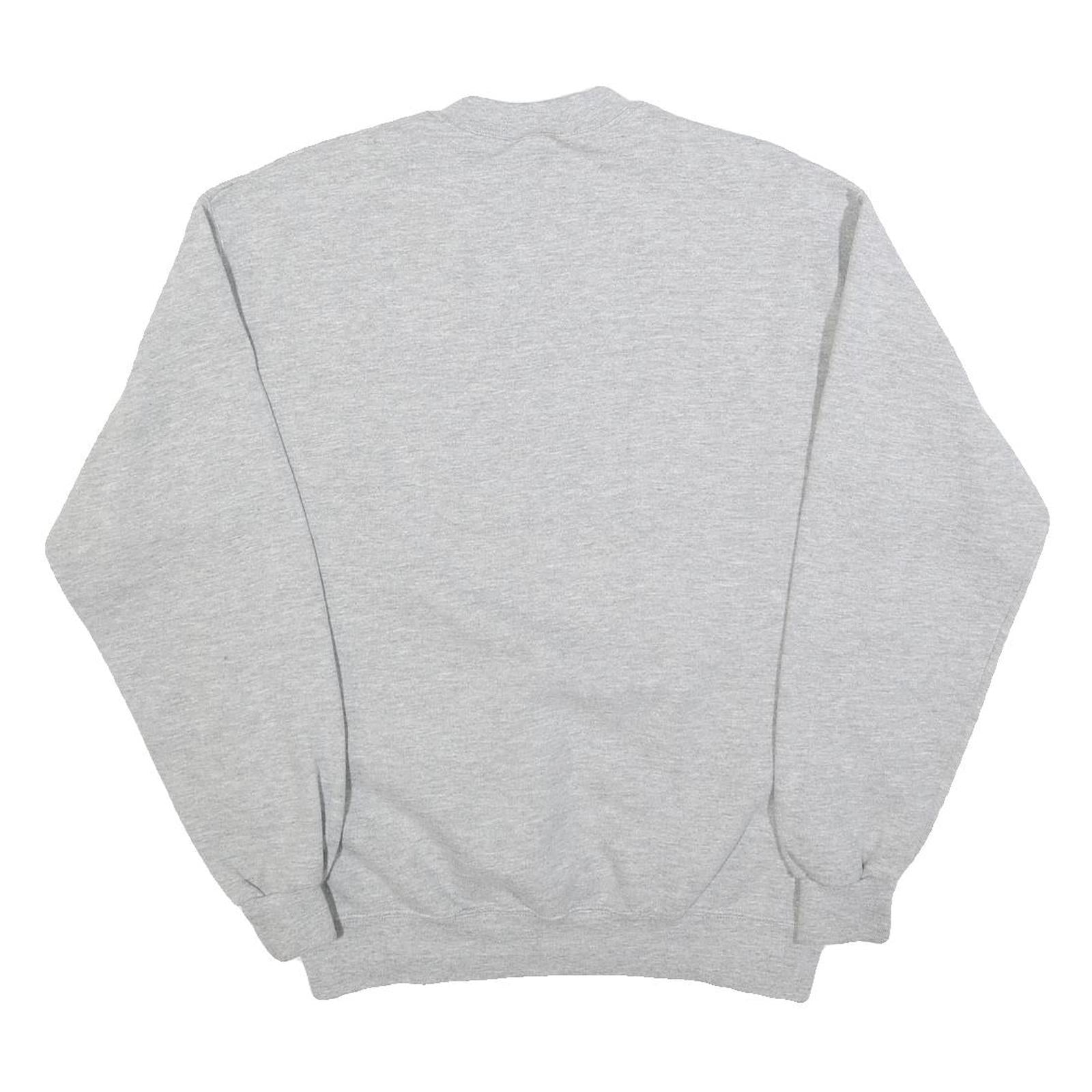 DISNEY Womens Grey Mickey Mouse Crew Neck M Cotton Blend Sweatshirt