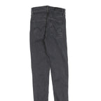 LEVI'S Womens Jeans Black Slim Skinny Denim Light W24 L32 Stylish Zip Closure