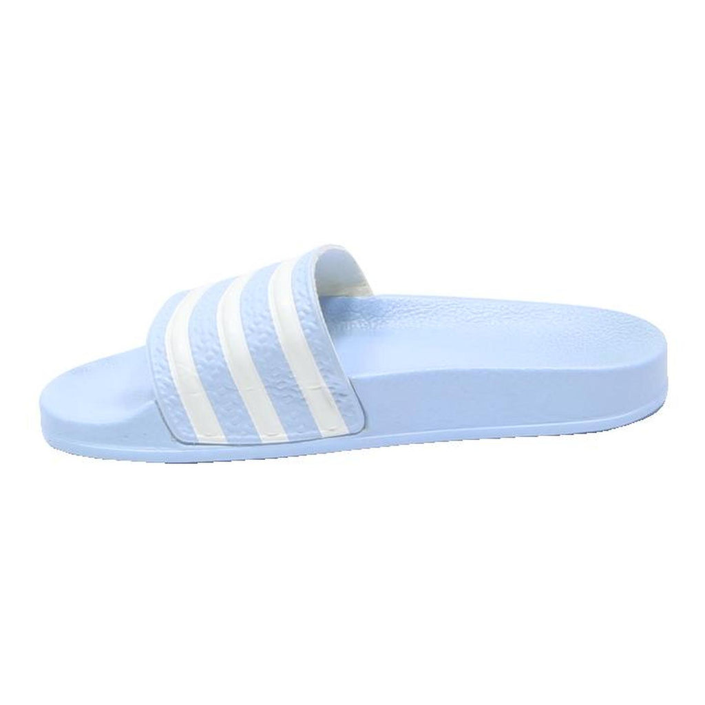 ADIDAS Adilette Womens Slider Sandals Blue & White Synthetic UK 6 Casual Beach