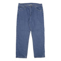 WRANGLER Mens Regular Blue Denim Jeans W36 L30 Classic Zip Cotton Blend