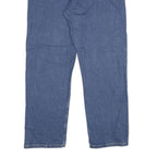 WRANGLER Mens Regular Blue Denim Jeans W36 L30 Classic Zip Cotton Blend