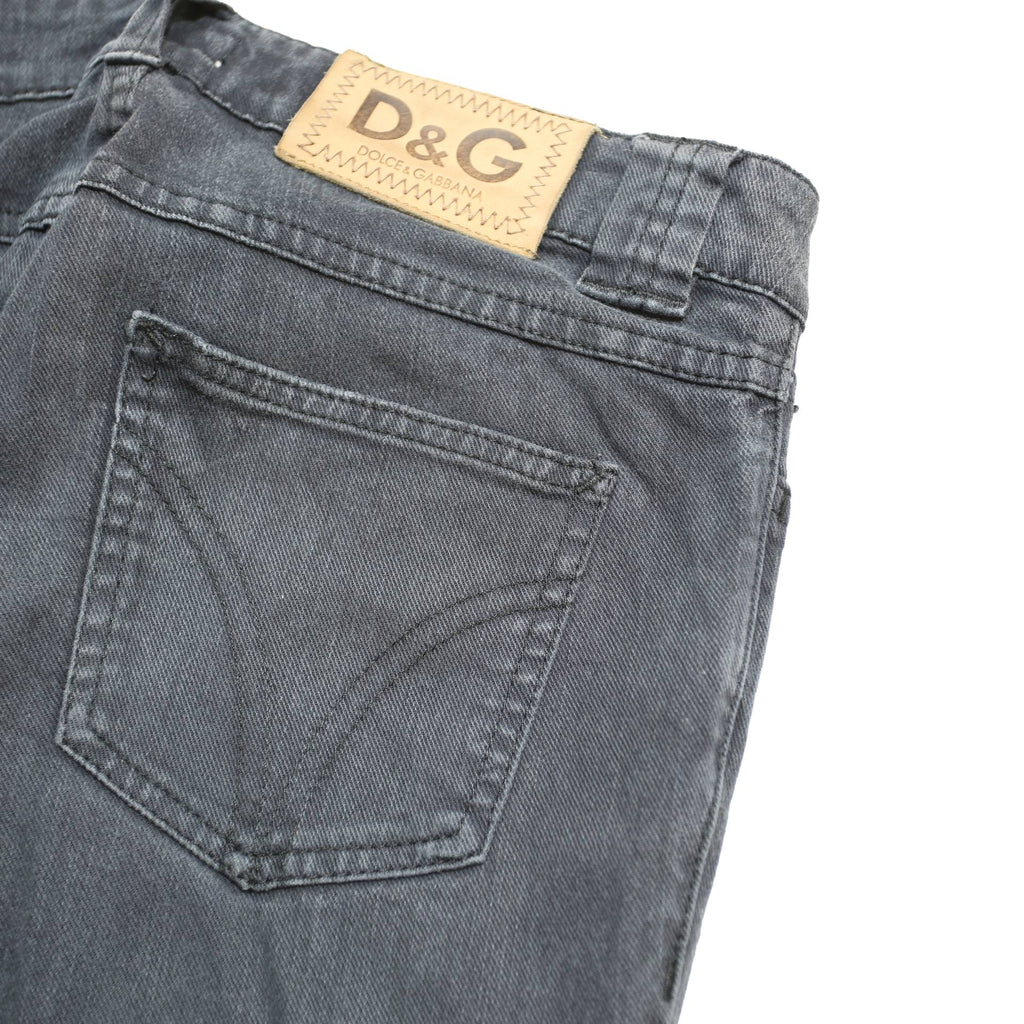 DOLCE & GABBANA Womens Blue Slim Skinny Denim Dark Cotton Blend W27 L29 Designer