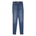 LEVI'S Mile High Womens Jeans Blue Slim Skinny Stone Wash W24 L32