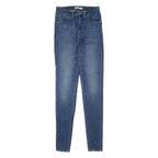 LEVI'S Mile High Womens Jeans Blue Slim Skinny Stone Wash W24 L32