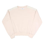 CHAMPION Womens Pink Pullover Crew Neck S Cotton Blend Jersey Sweatshirt Casual