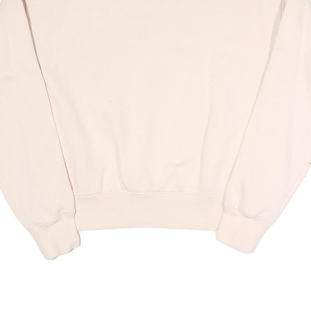 CHAMPION Womens Pink Pullover Crew Neck S Cotton Blend Jersey Sweatshirt Casual