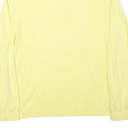BEGNER Mens Yellow Cotton Blend 1/4 Zip M Sweatshirt Pullover Casual Comfortable