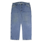 DICKIES Mens Regular Blue Denim Jeans W40 L30 Zip Closure Workwear