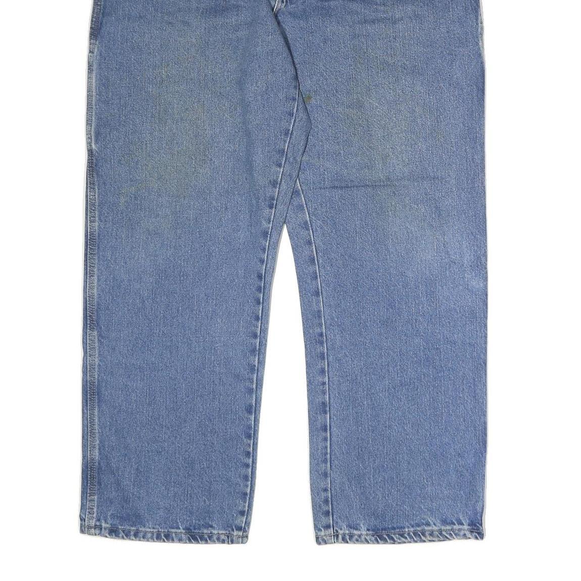 DICKIES Mens Regular Blue Denim Jeans W40 L30 Zip Closure Workwear