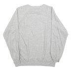 SWITCHER Womens Grey Cotton Blend Festival Graphic Crew Neck L Sweatshirt