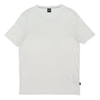 BOSS HUGO BOSS Mens White Classic T-Shirt M Short Sleeve Crew Neck Cotton Blend