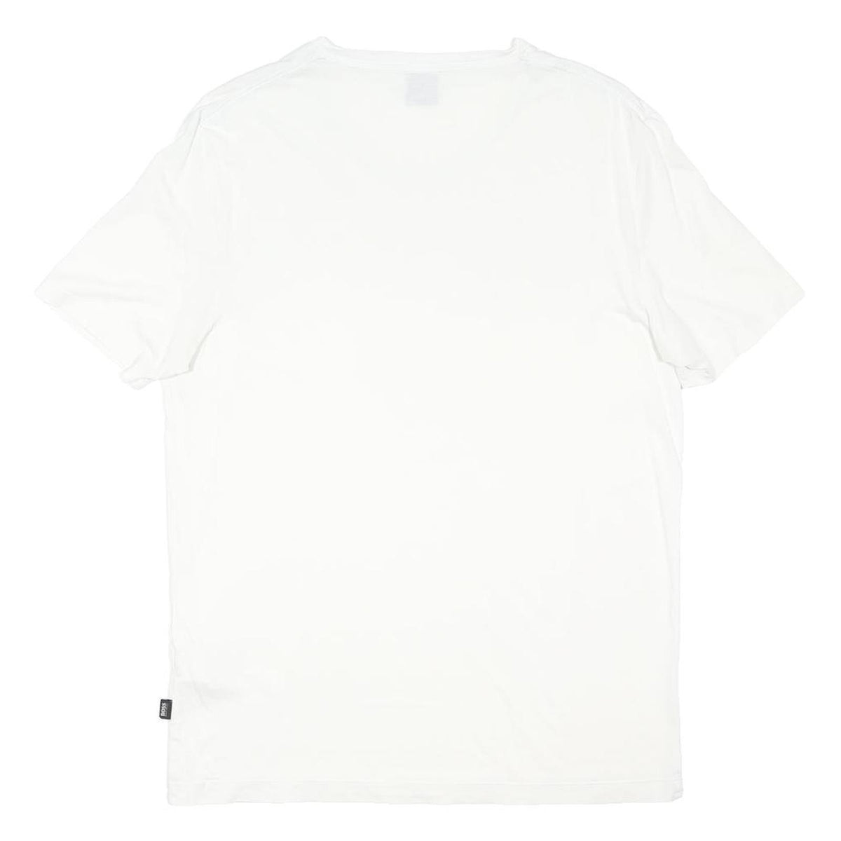 BOSS HUGO BOSS Mens White Classic T-Shirt M Short Sleeve Crew Neck Cotton Blend