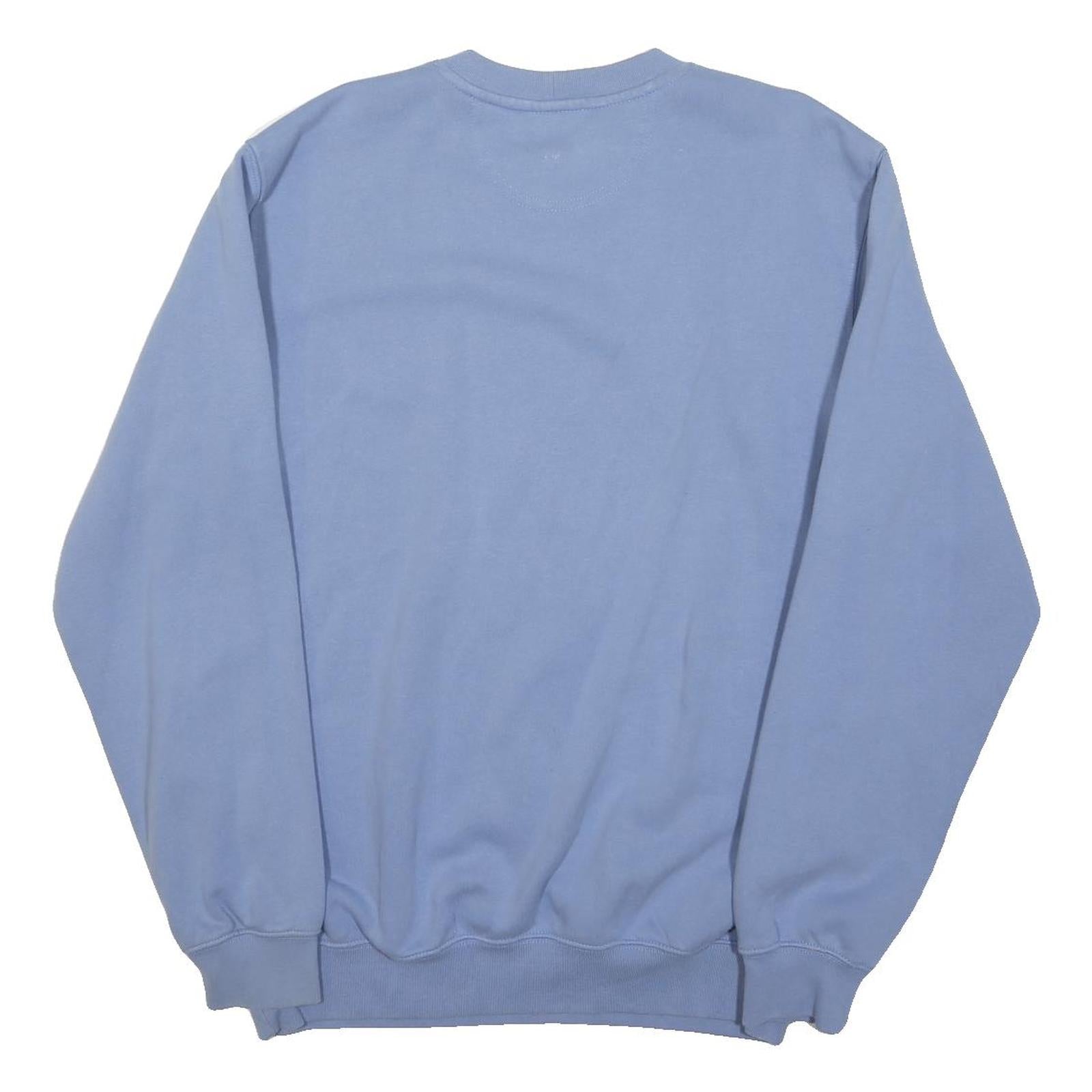 CARHARTT Mens Blue S Crew Neck Sweatshirt Cotton Blend Casual Loose Fit