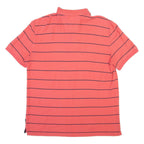 NAUTICA Mens Polo Shirt Pink Striped 2XL