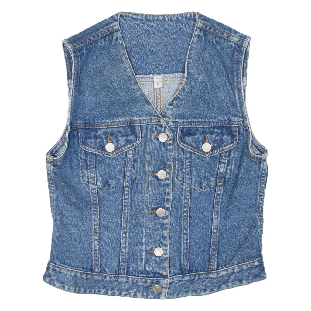JACK MORGAN Womens Denim Gilet Blue S