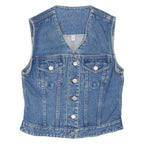 JACK MORGAN Womens Denim Gilet Blue S