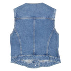 JACK MORGAN Womens Denim Gilet Blue S