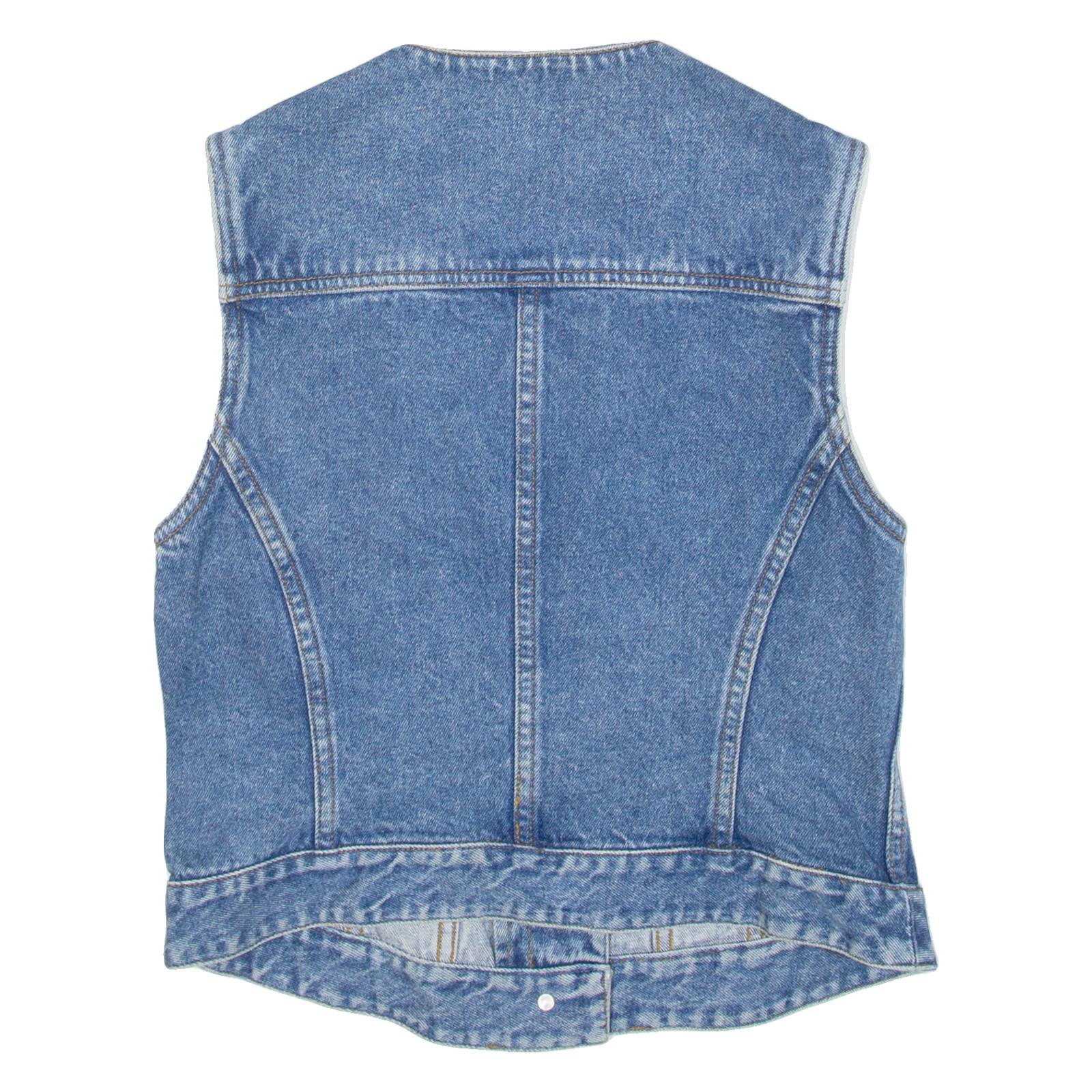 JACK MORGAN Womens Denim Gilet Blue S