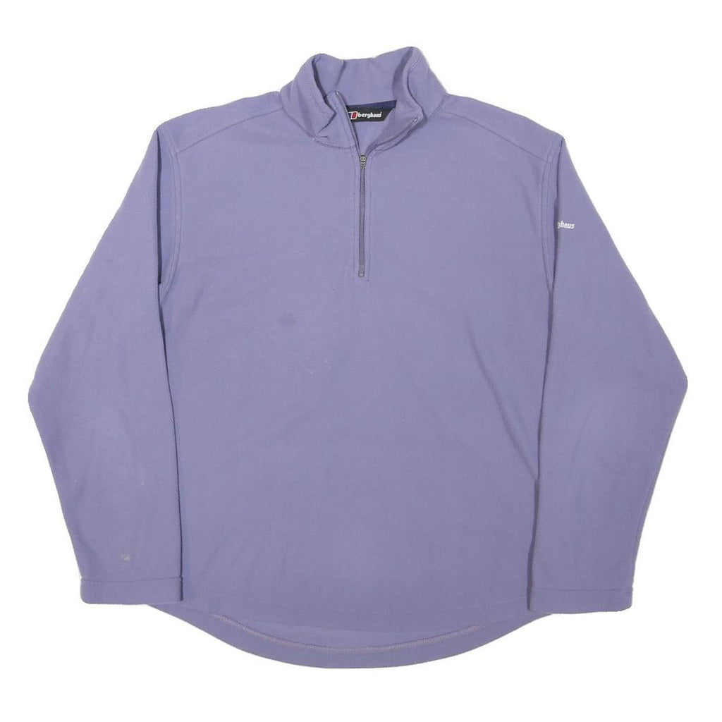 BERGHAUS Womens Purple Lavender Zip Jacket M Polyester Blend Outdoor Activewear