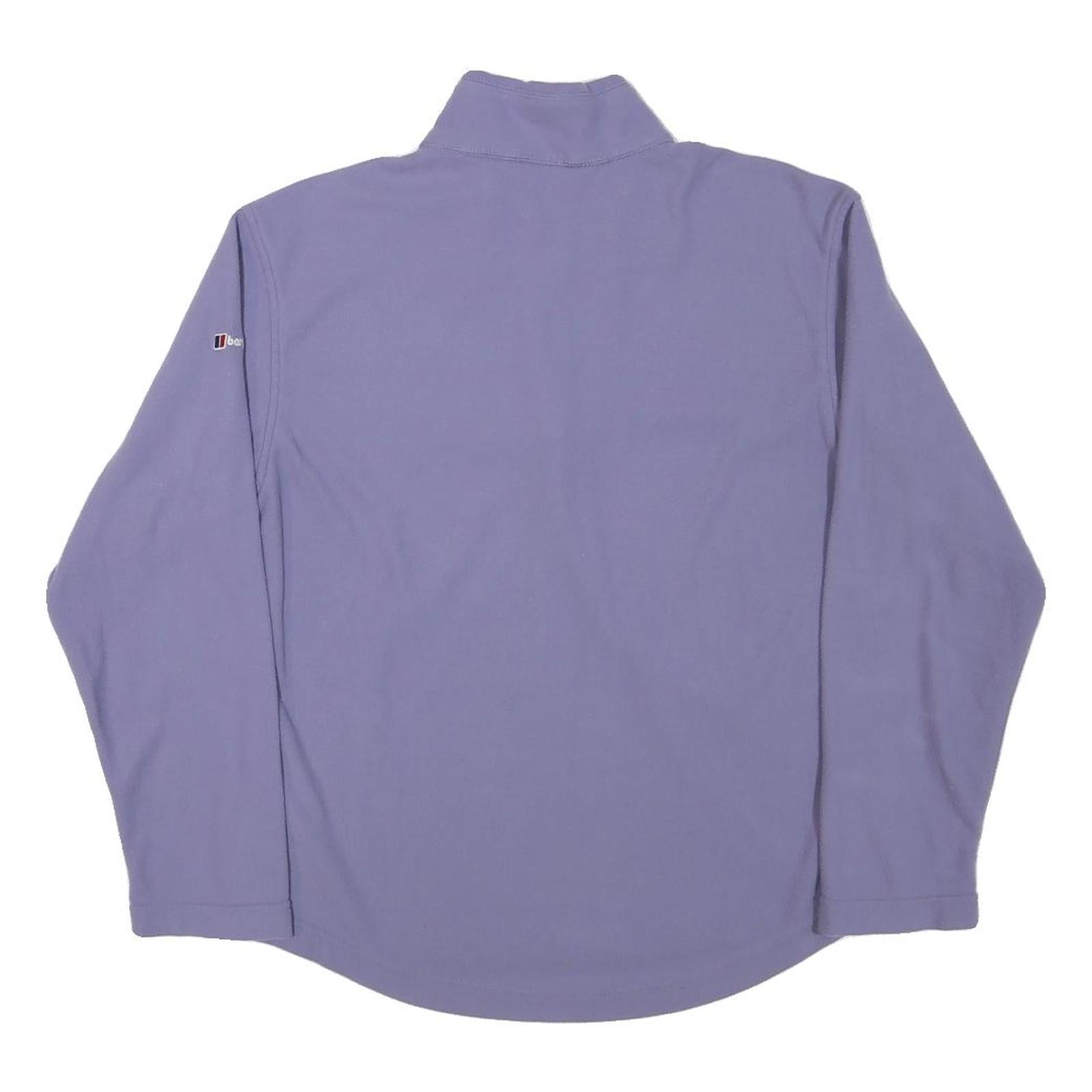 BERGHAUS Womens Purple Lavender Zip Jacket M Polyester Blend Outdoor Activewear