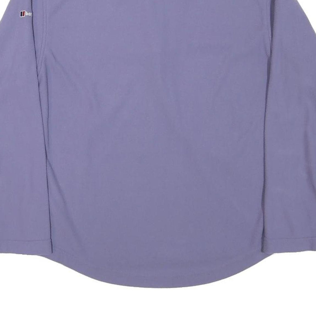 BERGHAUS Womens Purple Lavender Zip Jacket M Polyester Blend Outdoor Activewear