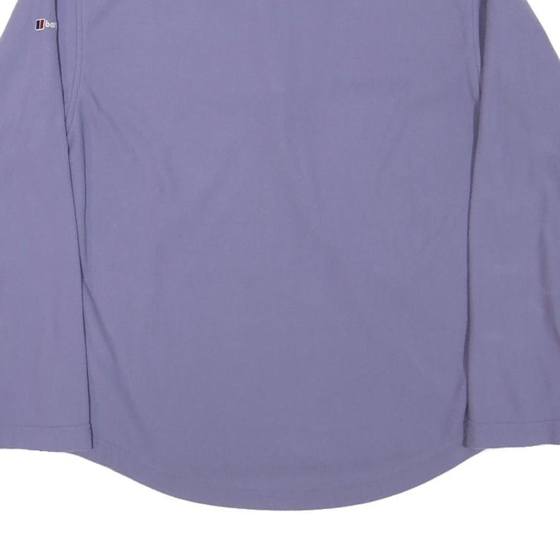 BERGHAUS Womens Purple Lavender Zip Jacket M Polyester Blend Outdoor Activewear